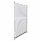 Vidaxl plisséjaloezie 40x125 cm wit