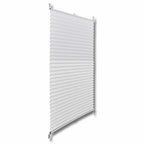 Vidaxl plisséjaloezie 70x150 cm wit
