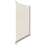 Vidaxl plisséjaloezie 50x150cm crème