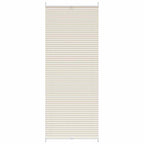 Vidaxl plissé rolgordijn 70x200cm creme