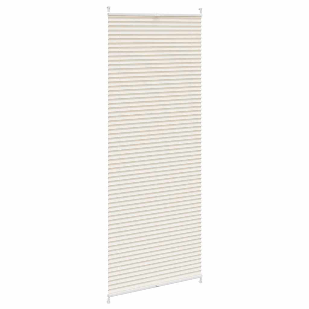 Vidaxl plissé rolgordijn 70x200cm creme