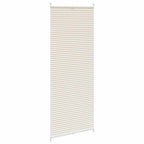 Vidaxl plissé rolgordijn 70x200cm creme
