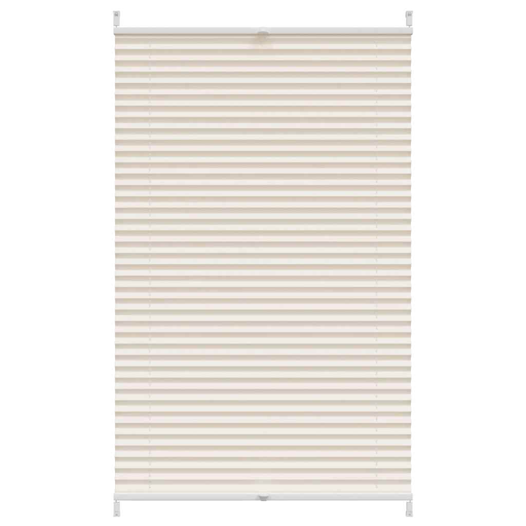 Vidaxl plissé rolgordijn 80x150cm creme