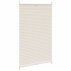 Vidaxl plissé rolgordijn 80x150cm creme