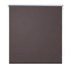 Vidaxl rolgordijn verduisterend 44,4 x 100 cm stofbreedte 40 cm koffiebruin