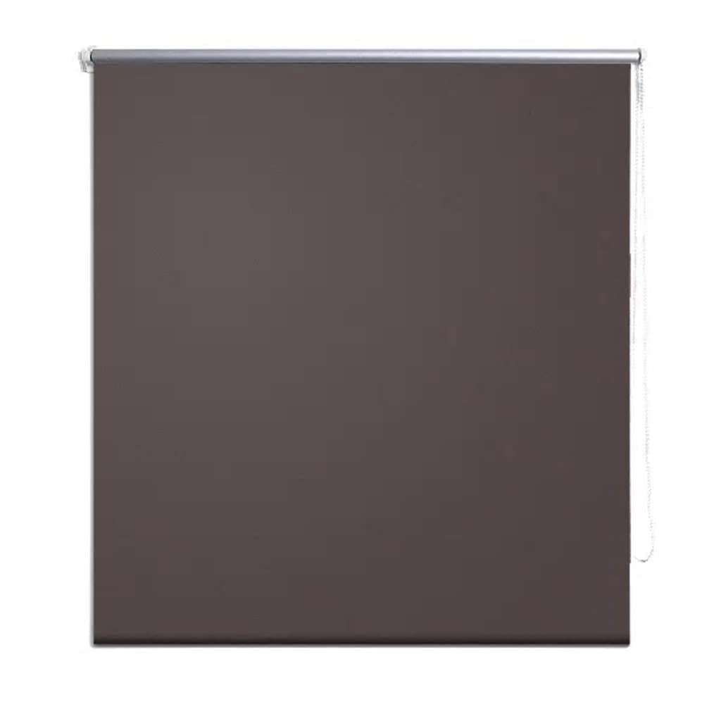 Vidaxl rolgordijn verduisterend 44,4 x 100 cm stofbreedte 40 cm koffiebruin