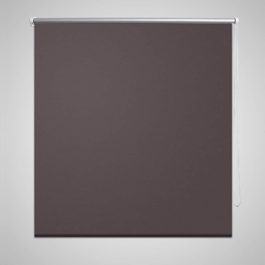 Vidaxl rolgordijn verduisterend 44,4 x 100 cm stofbreedte 40 cm koffiebruin