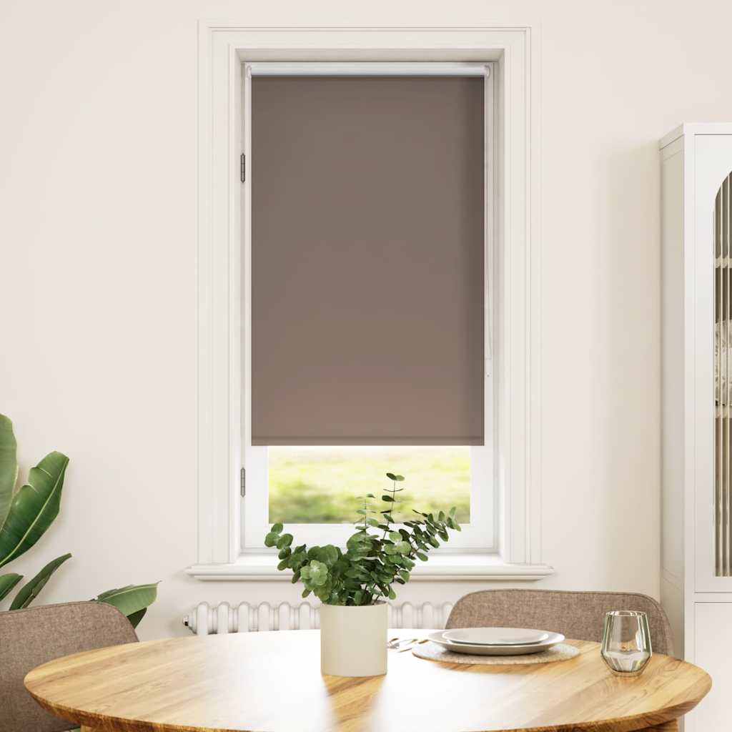 Vidaxl rolgordijn verduisterend 60 x 120 cm koffie