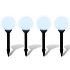 Vidaxl tuinpadlampen 4 st met grondpin led 15 cm