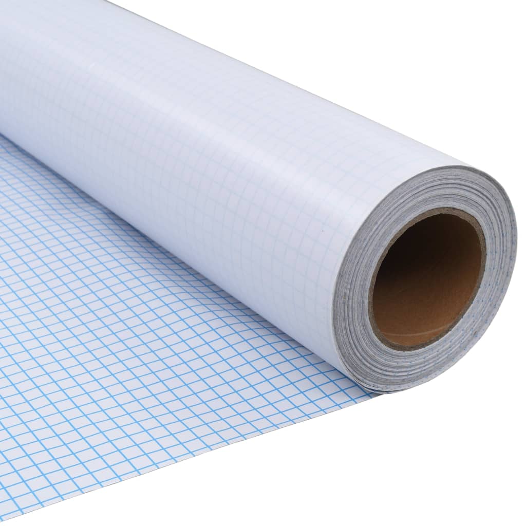 Vidaxl raamfolie mat 0,9x10 m pvc grijs