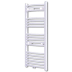 Vidaxl radiator handdoekenrek curve 600x1160 mm