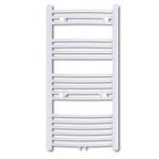 Vidaxl radiator handdoekenrek curve 600x1160 mm