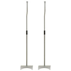 VidaXL Speakerstandaards 2 st universeel zilverkleurig