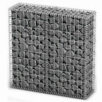 Vidaxl schanskorf met deksels 100x100x30 cm gegalvaniseerd draad