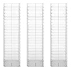 Vidaxl 3-delige schanskorfset 25x25x100 cm gegalvaniseerd draad