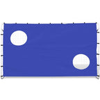Vidaxl voetbaldoel met richtmuur hoogwaardig 240x92x150 cm staal