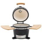 Vidaxl kamado barbecue grill smoker keramisch 33 cm