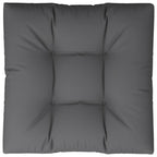 VidaXL Palletkussen 80 x 80 x 12 cm stof grijs