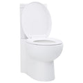 VidaXL Toilet hoekmodel keramisch wit