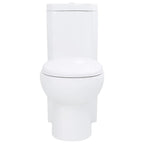 VidaXL Toilet hoekmodel keramisch wit