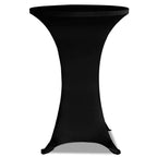 Vidaxl statafelhoes stretch ø70cm zwart (2 stuks)