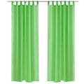 Vidaxl gordijn appelgroen 140x225 cm (2 stuks)