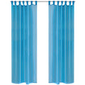Vidaxl gordijn turquoise 140x175 cm (2 stuks)