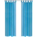 Vidaxl gordijn turquoise 140x225 cm (2 stuks)