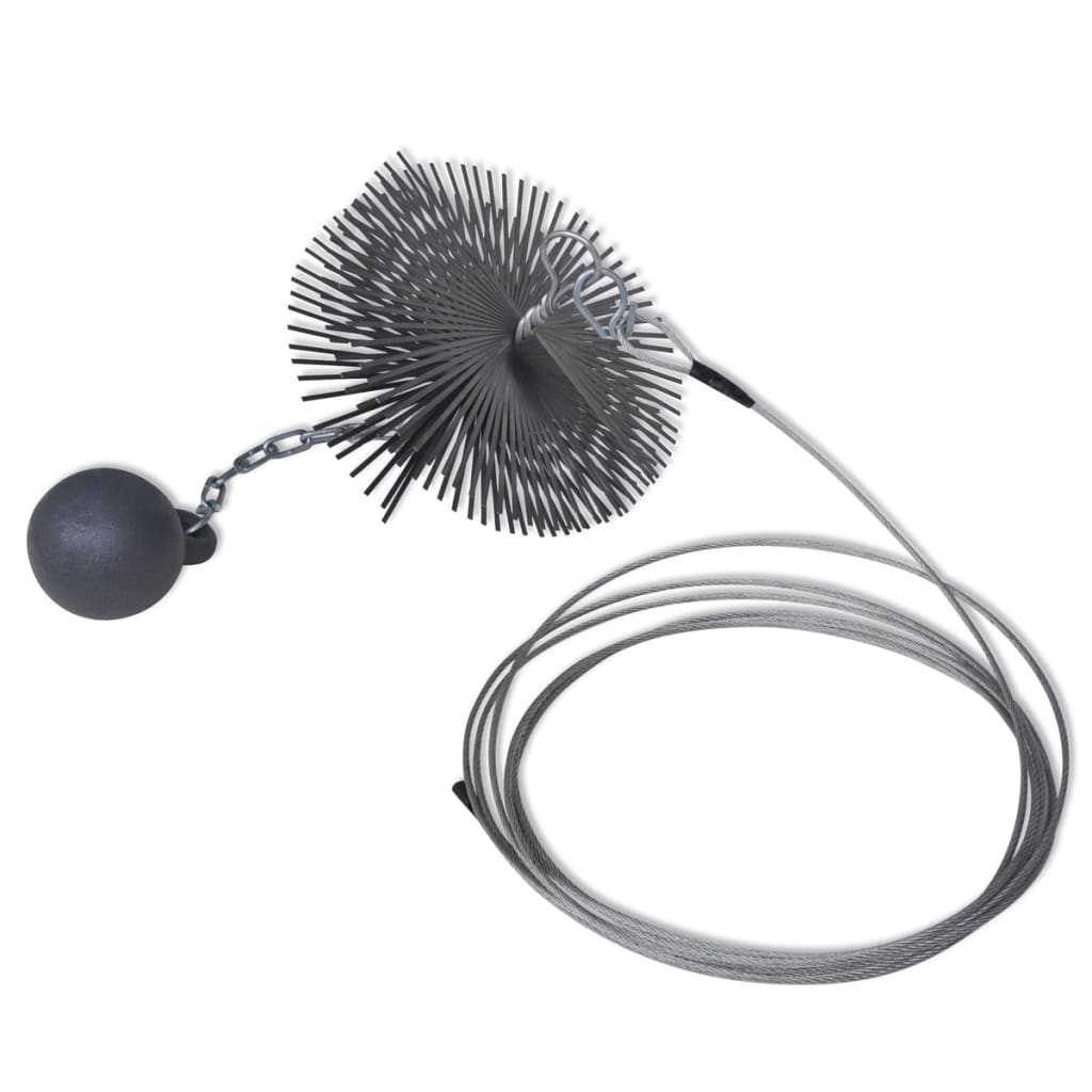 Vidaxl schoorsteenveegborstel rond ø 25 cm