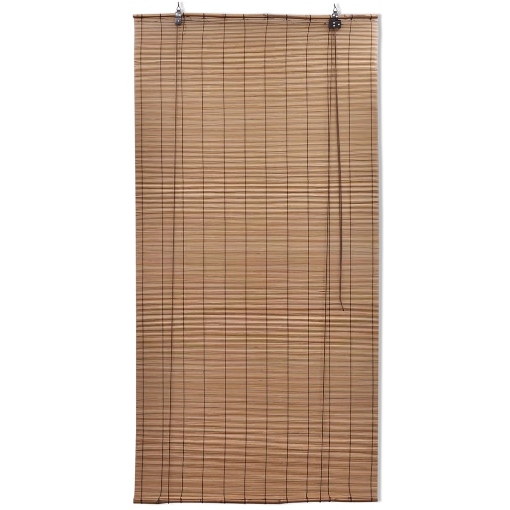 Vidaxl rolgordijn 150x220 cm bamboe bruin