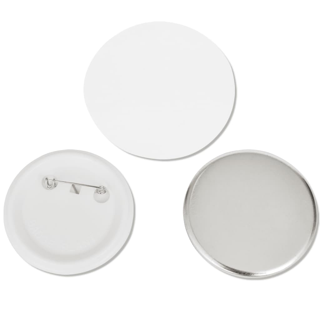 Vidaxl 500 st buttononderdelen 58 mm