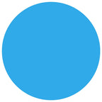 Vidaxl zwembadzeil rond 488 cm pe blauw