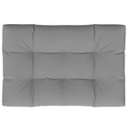 Vidaxl palletkussen 120 x 80 x 12 cm stof grijs
