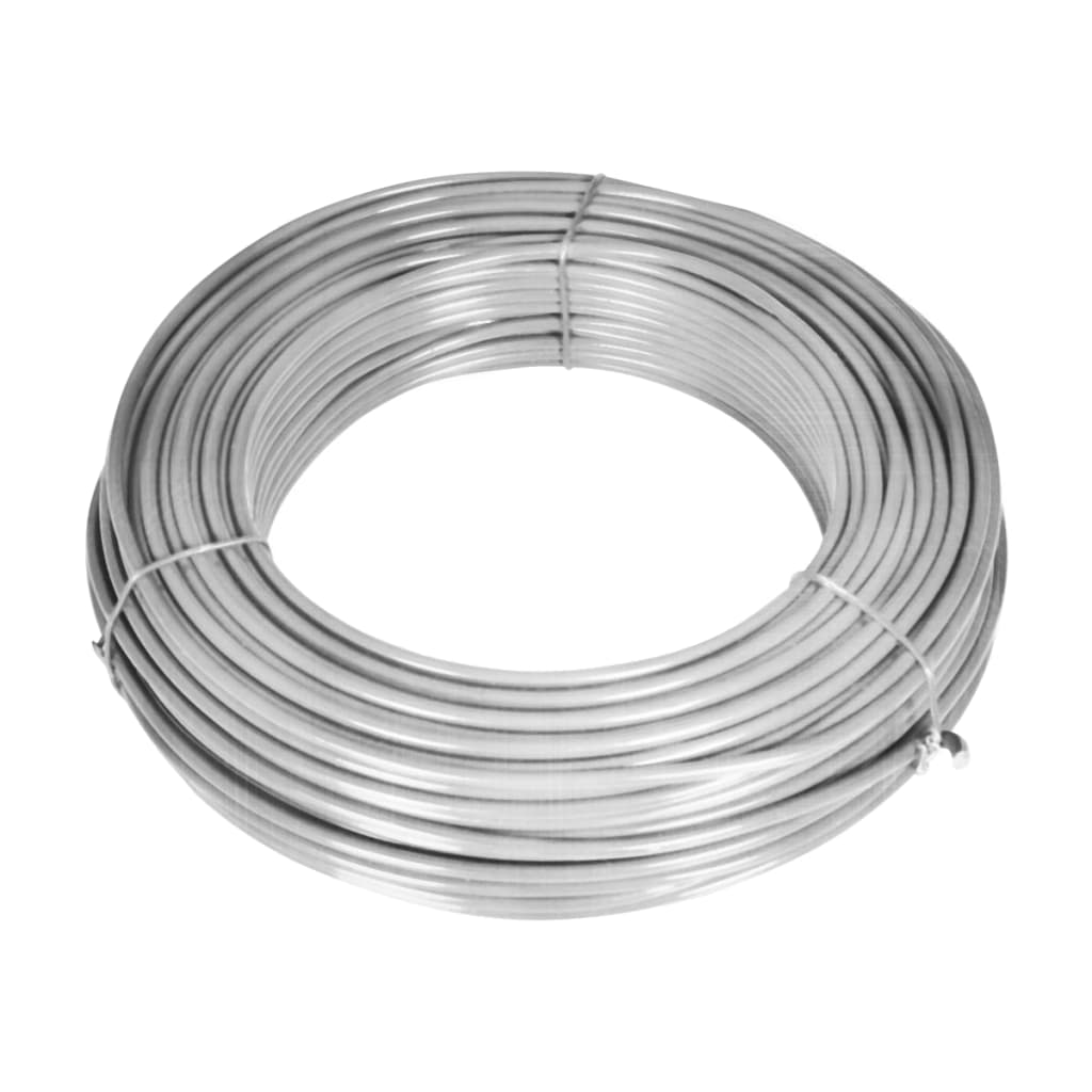 VidaXL Gaashek met palen 15x1,5 m gegalvaniseerd staal