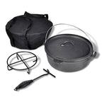 Vidaxl braadpan 5,6 l inclusief accessoires