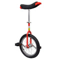 Vidaxl eenwieler verstelbaar 16 inch rood