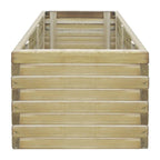 VidaXL Plantenbak verhoogd rechthoekig 100x50x40 cm hout
