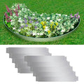 Vidaxl 10 st grasboord flexibel 100x14 cm gegalvaniseerd staal