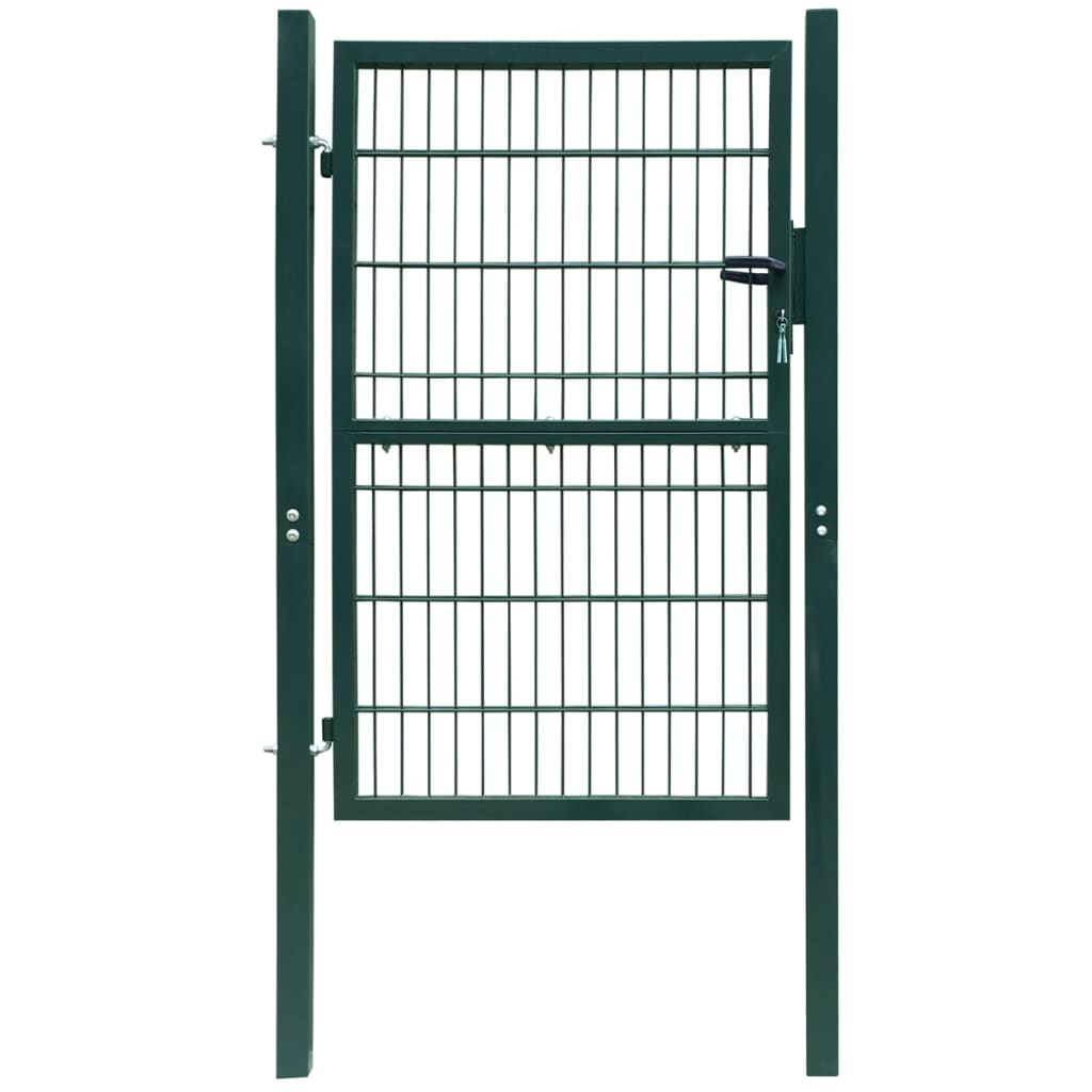 Vidaxl 2d hekpoort (enkel) groen 100x120 cm