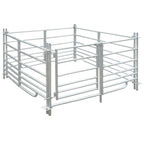 VidaXL Schaapskooi 4 panelen 137x137x92 cm gegalvaniseerd staal
