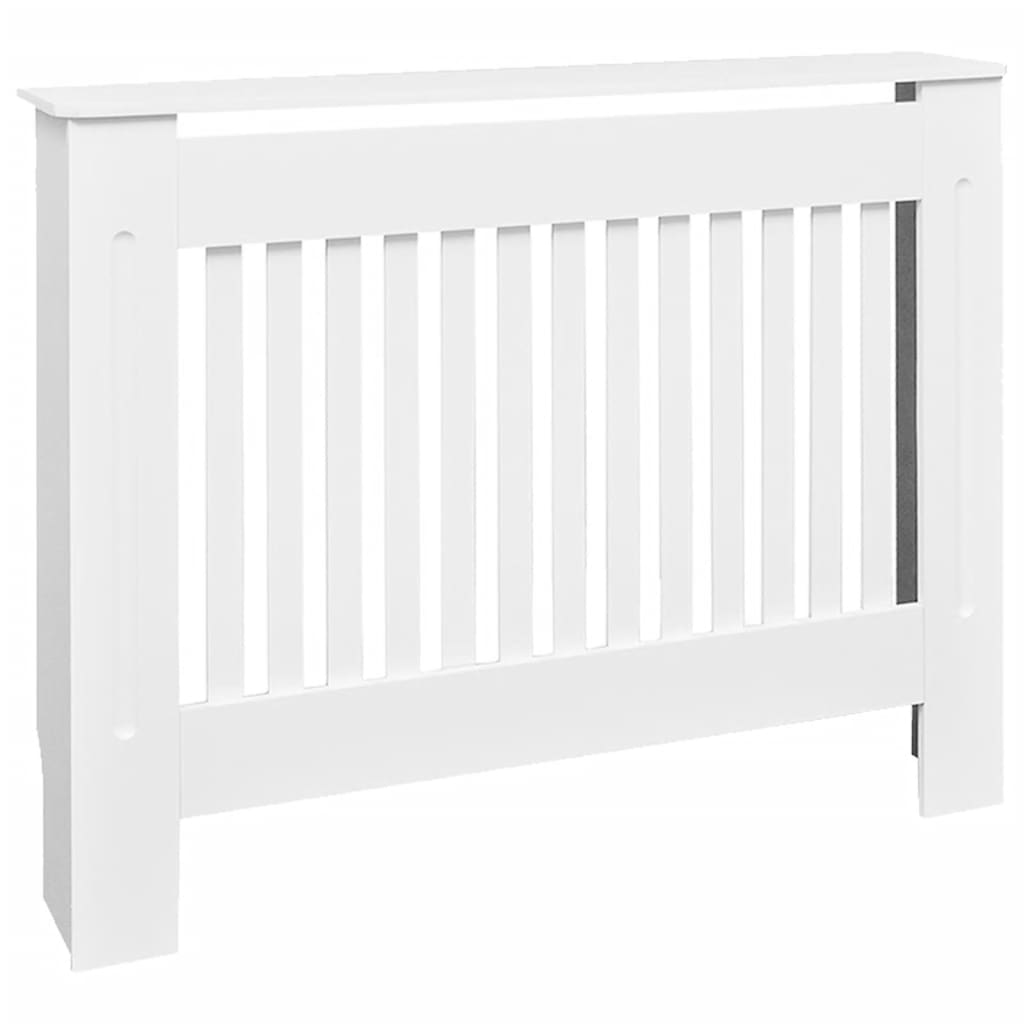 Vidaxl radiatorombouw 112 cm mdf wit