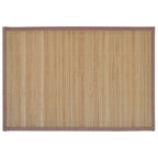 Vidaxl 6 st placemats 30x45 cm bamboe bruin