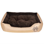 Vidaxl hondenmand bruin en beige xxl