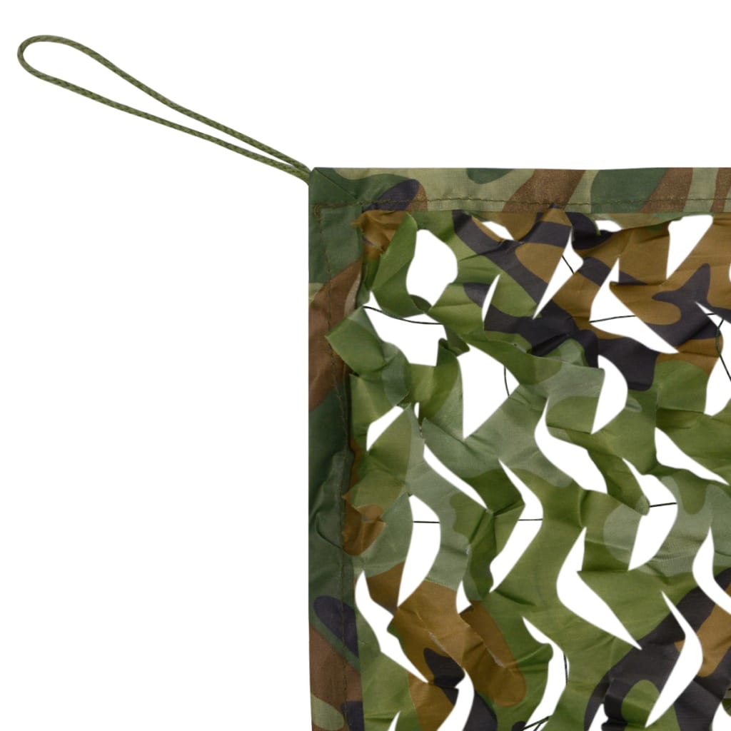 Vidaxl camouflagenet met opbergzak 1,5x3 m