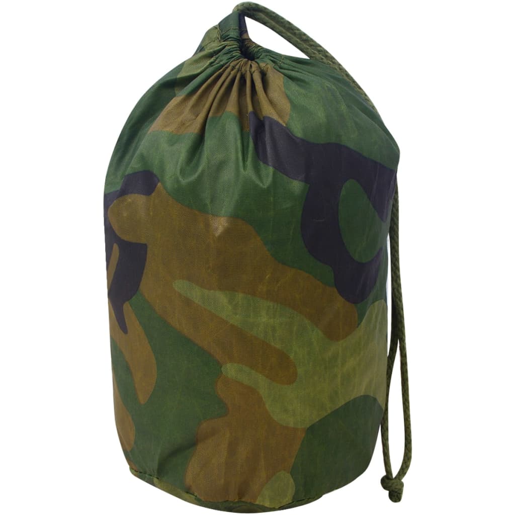 Vidaxl camouflagenet met opbergzak 1,5x3 m