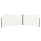 Vidaxl windscherm uittrekbaar 160x600 cm crème