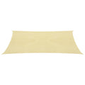 VidaXL Zonnescherm HDPE rechthoekig 2x4 m beige