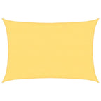 Vidaxl zonnescherm hdpe rechthoekig 4x6 m beige