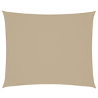 Vidaxl zonnescherm rechthoekig 4x6 m oxford stof beige