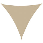 Vidaxl zonnescherm driehoekig 3,6x3,6x3,6 m oxford stof beige